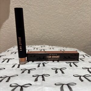RealHer I Am Bright Shimmer Lip Gloss Gold Vegan Cruelty-Free NIB